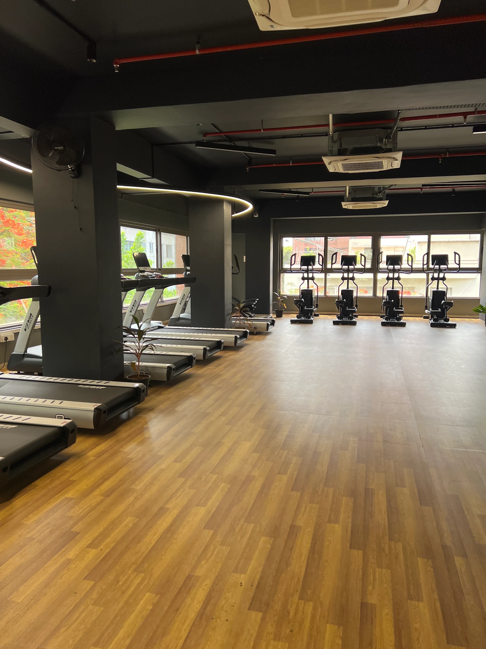 Premium gym detail presentation imagery